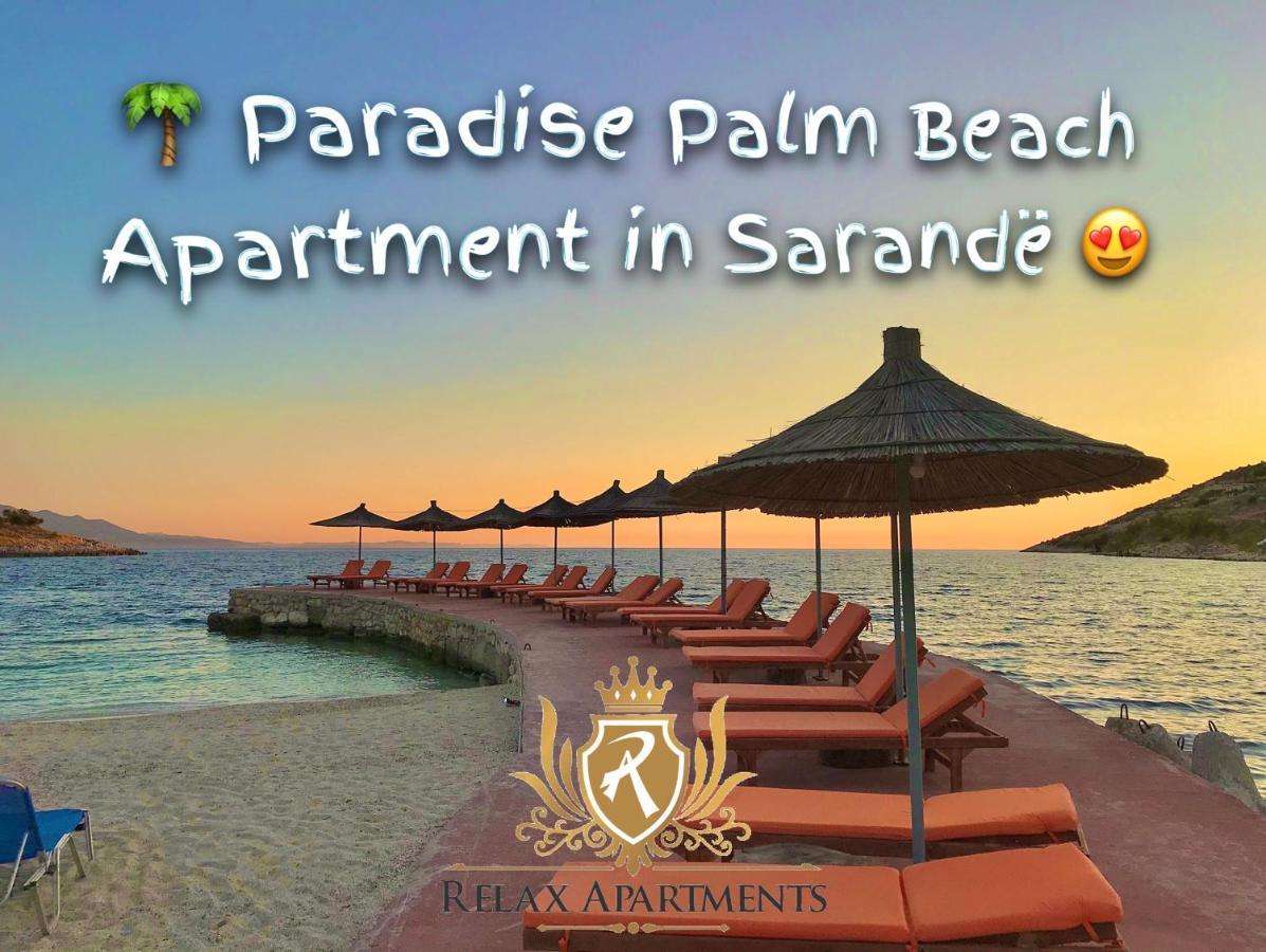 Paradise Palm Beach Apartment In Sarandë Eksteriør bilde